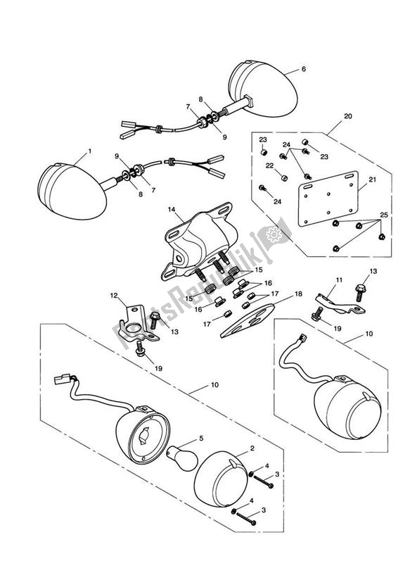 Wszystkie części do Wska? Niki Triumph America Carburettor 790 2002 - 2007